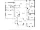 Detailed floor plan showcasing the layout of the home's bedrooms, bathrooms, kitchen, Gathering room, and other living spaces at 603 Yorkshire Dr, Oviedo, FL 32765