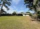Expansive backyard with mature trees, offering a serene and private outdoor space, ideal for recreation and relaxation at 909 Royalton Rd, Orlando, FL 32825