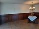 Spacious dining room with wainscotting at 207 Esplanade Way # 101, Casselberry, FL 32707