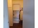 Well-organized walk-in closet features custom shelving and ample storage space at 207 Esplanade Way # 101, Casselberry, FL 32707