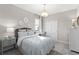 Serene bedroom with soft lighting, comfortable bed, and functional workspace at 13216 Pergola Ave, Orlando, FL 32832