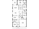 Detailed floor plan showcasing the layout of this home, including the 4 bedrooms, 3 bathrooms, and a flex room at 13216 Pergola Ave, Orlando, FL 32832
