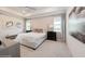 Main bedroom featuring a neutral color scheme, ceiling fan, and decor at 1757 Standing Rock Cir, Oakland, FL 34787