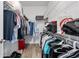This walk-in closet has ample hanging space at 2417 Annacella Ave, Kissimmee, FL 34741