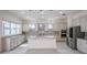 Modern kitchen featuring stainless steel appliances, granite countertops, a stylish backsplash, and a kitchen island at 2604 Meadowedge Loop, St Cloud, FL 34772