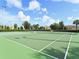 Brightly lit tennis courts surrounded by lush landscaping for a fun outdoor activity at 2605 Daulby St, Kissimmee, FL 34747