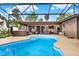 Beautiful blue pool and jacuzzi area, ideal for outdoor relaxation and enjoying sunny days in a private backyard at 28136 Tammi Dr, Tavares, FL 32778