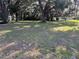 Open grassy field shaded by mature oak trees with Spanish moss, creating a peaceful setting at 3064 S Us Highway 41, Dunnellon, FL 34432
