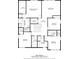 Layout of the home's first and second floor including the location of the kitchen, bedrooms and bathrooms at 3294 Hanging Tide St, Winter Garden, FL 34787