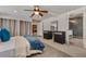 Large main bedroom with ensuite bathroom and carpet at 417 Carvell Dr, Winter Park, FL 32792