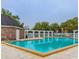 Well-maintained community pool area featuring clear water and relaxing surroundings at 4225 Thornbriar Ln # 305, Orlando, FL 32822