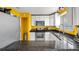 Modern kitchen design with stainless steel appliances and dark granite countertops at 4465 Ring Neck Rd # C, Orlando, FL 32808