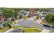 Aerial view of homes in a quiet neighborhood in a cul-de-sac at 5113 Sage Way, Kissimmee, FL 34758