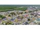 Aerial shot of a neighborhood near a forest at 5113 Sage Way, Kissimmee, FL 34758