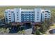 Beautiful exterior view of the condo building, highlighting its architectural details at 5300 S Atlantic Ave # 16-505, New Smyrna Beach, FL 32169