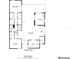 Detailed floor plan showcasing the layout of the home, including the primary bedroom, kitchen, and living room at 9 Abbey Ct, Haines City, FL 33844