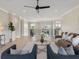 Upstairs loft area featuring modern furnishings, stylish decor, and natural light at 9155 Sheen Sound St, Orlando, FL 32836