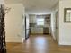 Bright kitchen featuring stainless steel appliances and modern cabinetry at 1040 N Clayton St, Mount Dora, FL 32757