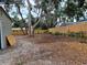 Fenced backyard with mature trees, offering privacy and shade at 131 Lake Charles Rd, Deland, FL 32724