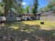 Spacious backyard featuring a covered patio, shed, and well-maintained lawn at 1329 Se 36Th Ave, Ocala, FL 34471