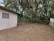 Chain-link fenced backyard providing security and a clear property boundary for outdoor enjoyment at 1424 Lake Shore Dr, Casselberry, FL 32707