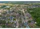 Expansive aerial view of a well-maintained neighborhood featuring mature trees, serene ponds, and neatly arranged single-Gathering homes at 2239 Meadowmouse St, Orlando, FL 32837