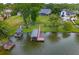 Expansive backyard leading to a private dock on the lake, offering direct water access at 5108 Sailwind Cir, Orlando, FL 32810