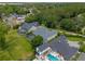 Expansive backyard featuring screened pools, mature trees, and plenty of green space in this desirable community at 5108 Sailwind Cir, Orlando, FL 32810