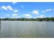 Picturesque view of the tranquil lake with surrounding lush greenery and clear skies at 5108 Sailwind Cir, Orlando, FL 32810