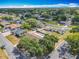 Expansive aerial view of the neighborhood, showcasing the property's location and surrounding greenery at 601 Francis St, Kissimmee, FL 34741
