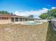 An inground pool in a backyard with screen enclosure offers a private, refreshing retreat at 601 Francis St, Kissimmee, FL 34741