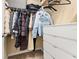 Walk-in closet with clothing rack and shelving at 704 Grado Pt, Oviedo, FL 32765