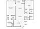 Detailed floor plan showcasing the layout, including the primary bedroom, living room, kitchen, and balcony at 7565 Laureate Blvd # 3408, Orlando, FL 32827