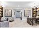 The spacious lobby features tile flooring, ample seating, and stylish decor, creating a welcoming and modern atmosphere at 7565 Laureate Blvd # 3408, Orlando, FL 32827