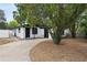 Charming single-story home showcasing the front yard with mature trees and a concrete driveway at 114 Spring Lake Cir, Ocoee, FL 34761