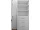 Bright, spacious walk-in closet with custom shelving and drawers at 1764 Mondrian Cir, Winter Park, FL 32789