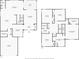 Detailed floor plan showcasing the layout of the home with dimensions for each room on both floors at 4448 Riverton Dr, Orlando, FL 32817