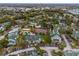 Aerial view of the community, showcasing well-maintained buildings, tennis courts, and pools at 6100 Westgate Dr # 101, Orlando, FL 32835