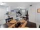 Open concept living and dining area featuring tile floors at 6100 Westgate Dr # 101, Orlando, FL 32835