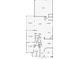 Detailed floor plan showcasing layout including the living spaces, bedrooms, and kitchen at 7873 Dausset St, Orlando, FL 32827