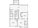 Upstairs floor plan featuring bedrooms, bathrooms, closets, and a spacious loft area at 7873 Dausset St, Orlando, FL 32827