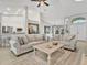 Open-concept living room flows into kitchen area at 1024 Destin Dr, Lake Wales, FL 33898