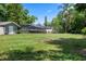 Expansive backyard featuring a screened pool, lush landscaping, and ample green space at 103 Greenleaf Ln, Altamonte Springs, FL 32714
