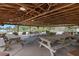 Spacious covered picnic area with rustic wooden tables, ideal for outdoor gatherings and community events at 103 Greenleaf Ln, Altamonte Springs, FL 32714