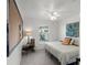Bright bedroom with natural light from a window and featuring cork board and artwork at 1133 Brandy Lake View Cir, Winter Garden, FL 34787