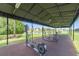 Outdoor gym with workout equipment overlooking a lake at 12832 Downstream Cir, Orlando, FL 32828