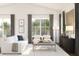 Inviting living room with comfortable seating, large windows, and modern decor at 13123 Faro Ct # 23, Winter Garden, FL 34787
