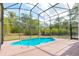 Covered, outdoor pool perfect for beating the heat or entertaining guests outside in your backyard at 2320 Red Ember Rd, Oviedo, FL 32765
