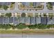 An aerial view of a well-maintained neighborhood and proximity to major roadway at 3436 Gerber Daisy Ln, Oviedo, FL 32766