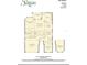 Detailed floor plan of The Avalon model showcasing 3 bedrooms, 2 baths, and a 2-car garage at 3436 Gerber Daisy Ln, Oviedo, FL 32766